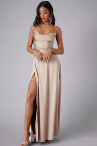 Timeless Allure Slit Maxi Dress