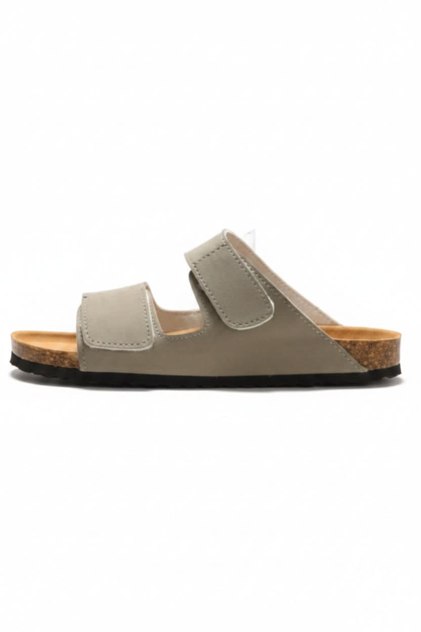 Arch Support Double Strap Slide Sandals