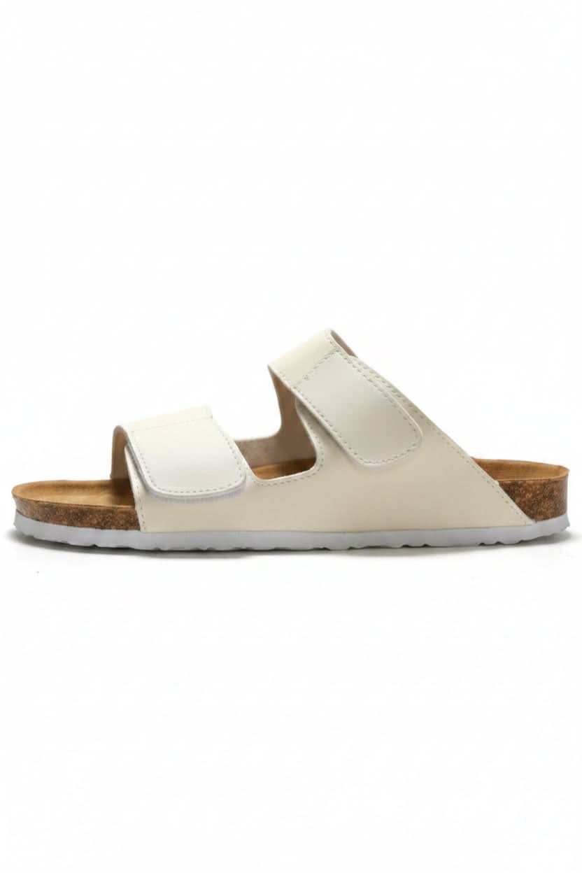 Arch Support Double Strap Slide Sandals