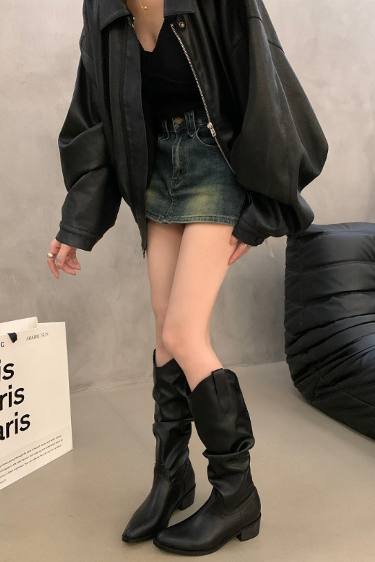 Stiefeletten mit Rüschen