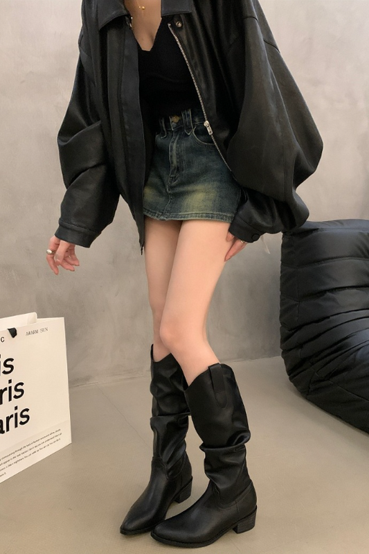 Stiefeletten mit Rüschen