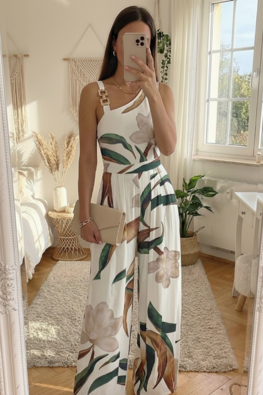 Botanical Wide Leg Jumpsuit