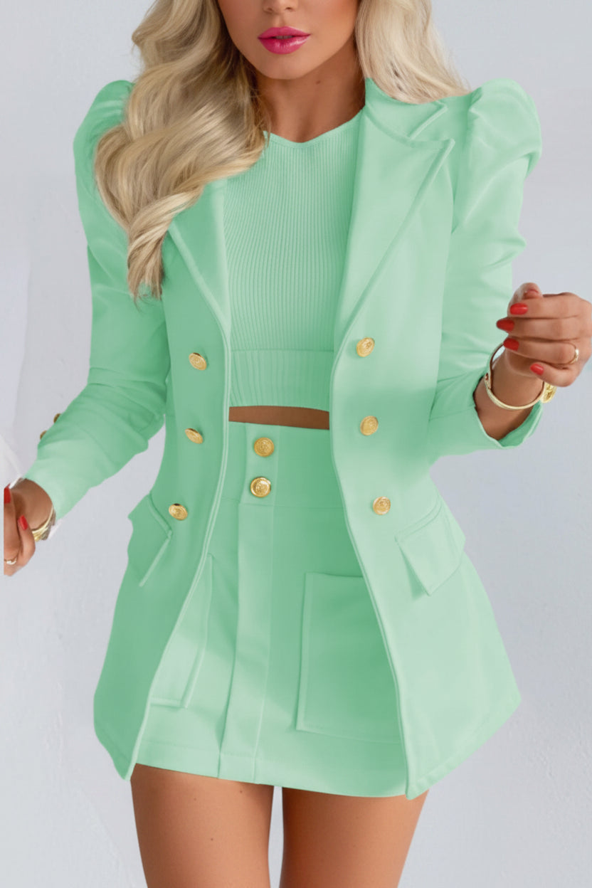 Chic Floral Suit Set
