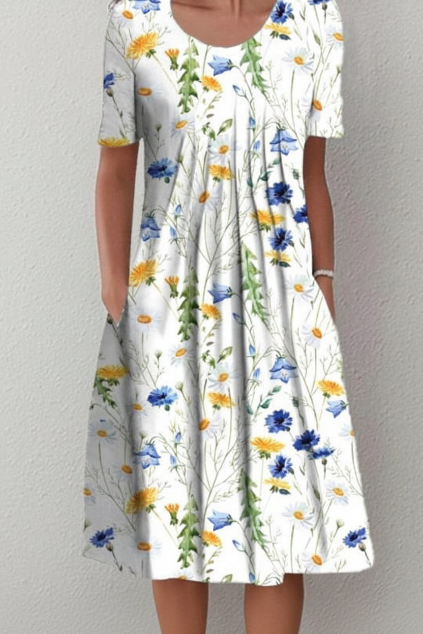 Effortless Knee Length Dress