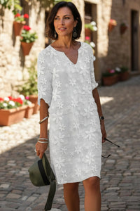 Floral V-Neck Summer Dress
