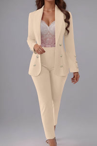 Cami Pants Set with Straight-Leg Trousers