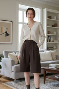 Vintage Cropped Summer Pants Relaxed