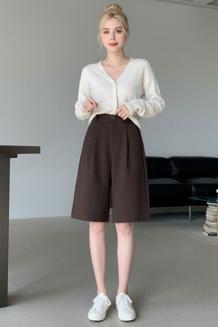 Vintage Cropped Summer Pants Relaxed