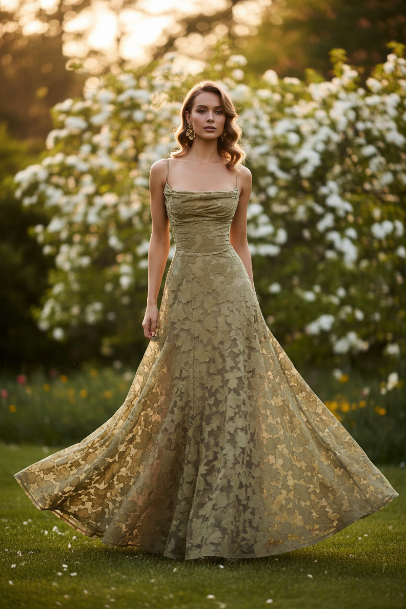 Flowing A-Line Maxi Dress