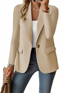 Minimalist Crepe Blazer