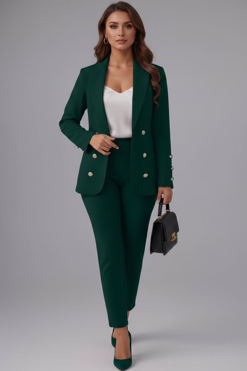 Cami Pants Set with Straight-Leg Trousers
