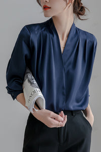 Raffinierte Alltags-Wickelbluse