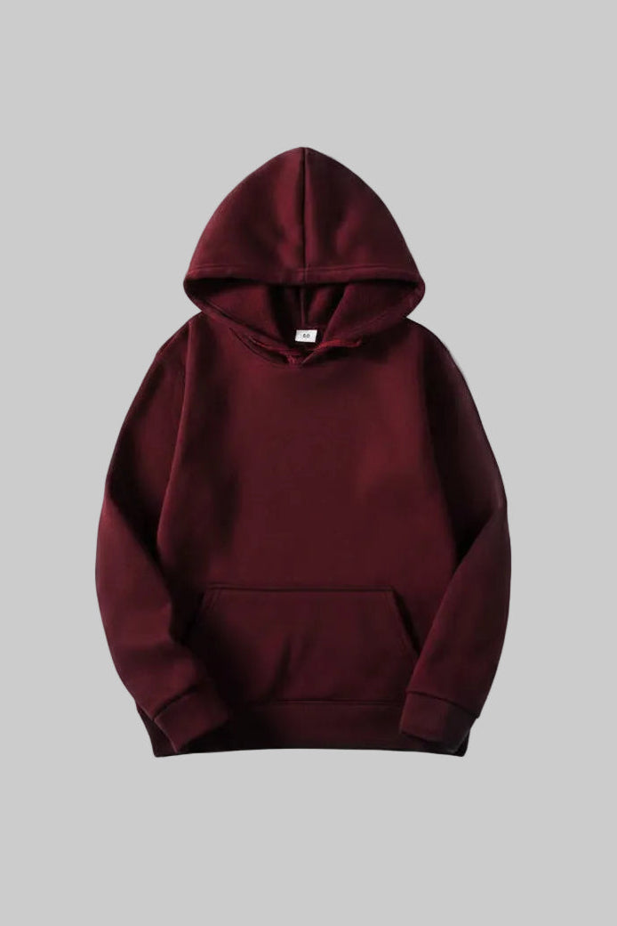 Breathable Knit Hooded Sweatshirt