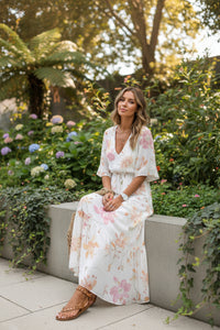 Bohemian Print Maxi Dress
