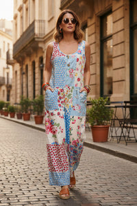 Wanderlust Patchwork Jumpsuit