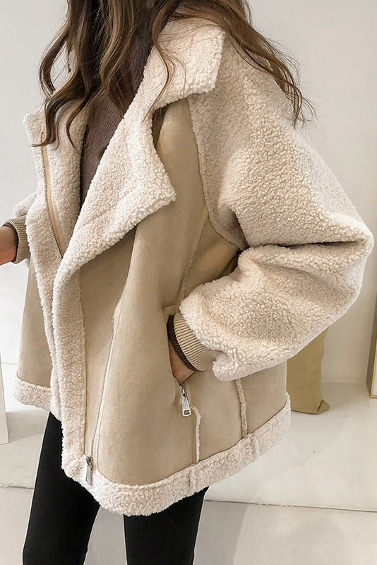 Sculpted Suede Winter Coat for Elegant Style and Warmth 0
