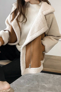 Sculpted Suede Winter Coat for Elegant Style and Warmth 2