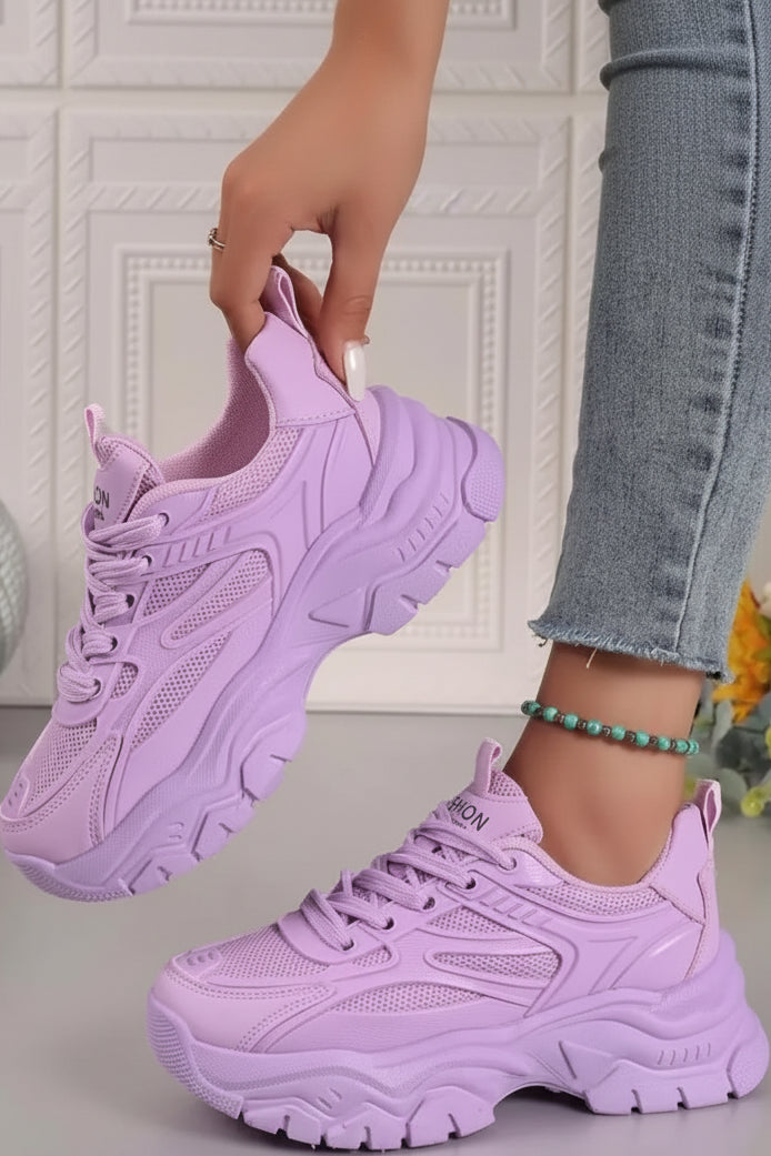 Platform Chunky Sole Casual Sneakers