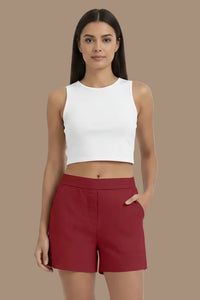 High Waist Active Shorts for Outdoor and Leisure Wear