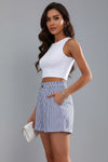 Easy Wear Shorts with Classic Stripe Design