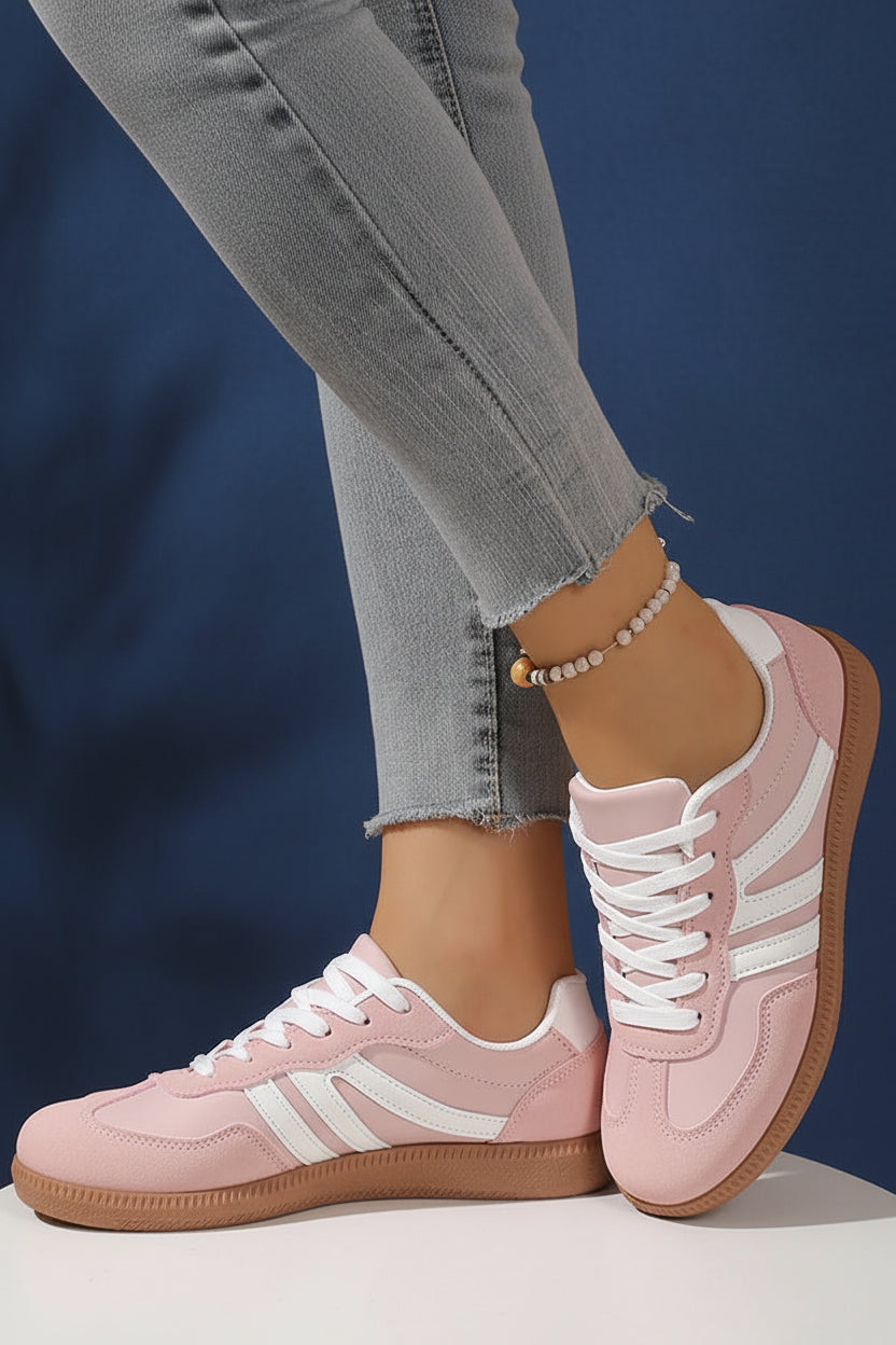 Lace-Up Platform Casual Sneakers