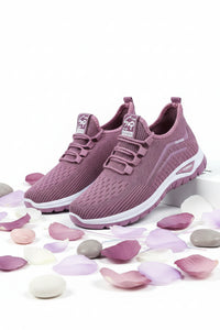 Breathable Mesh Lace-Up Casual Walking Sneakerss