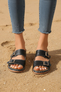 Platform Open Toe Wedge Sandals