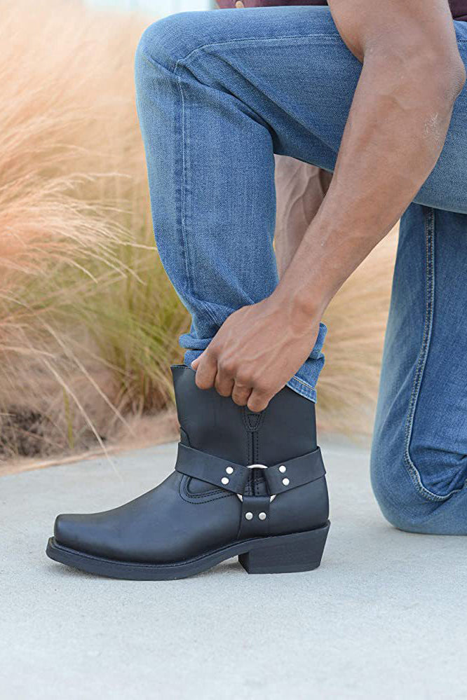 Dark Cowboy Boots