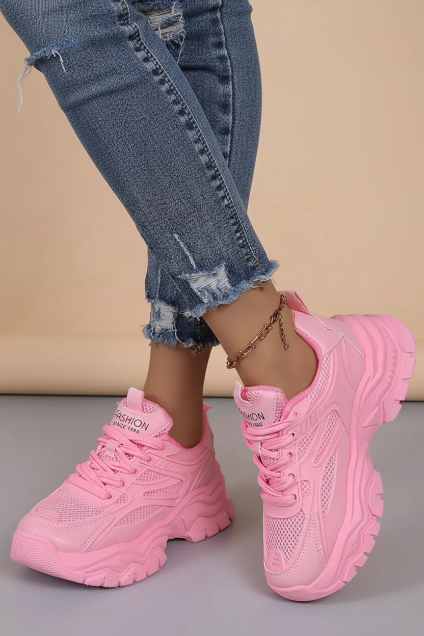 Platform Chunky Sole Casual Sneakers