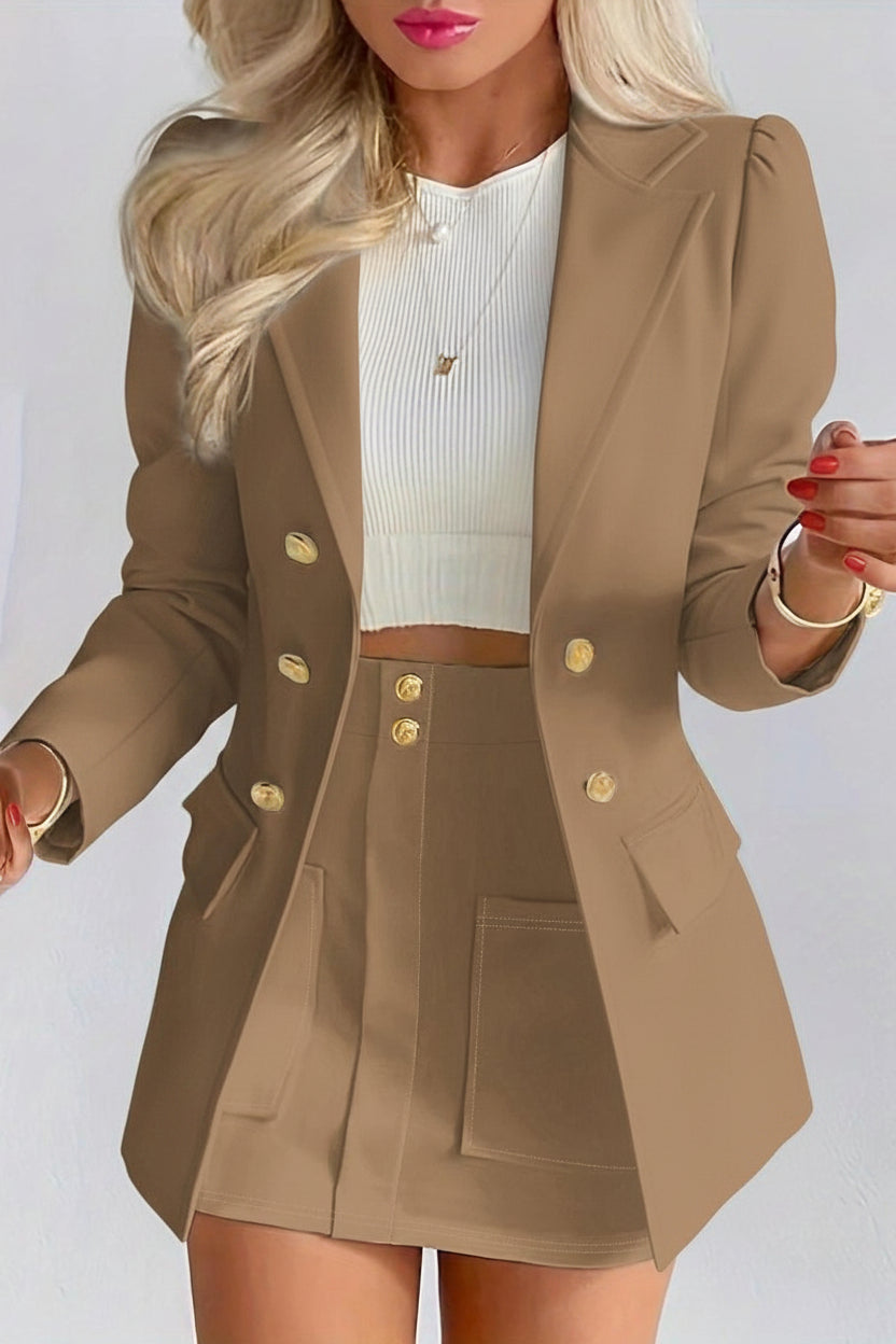 Sleek Business Suit for Urban Professionals with Technical Wool Blend 5