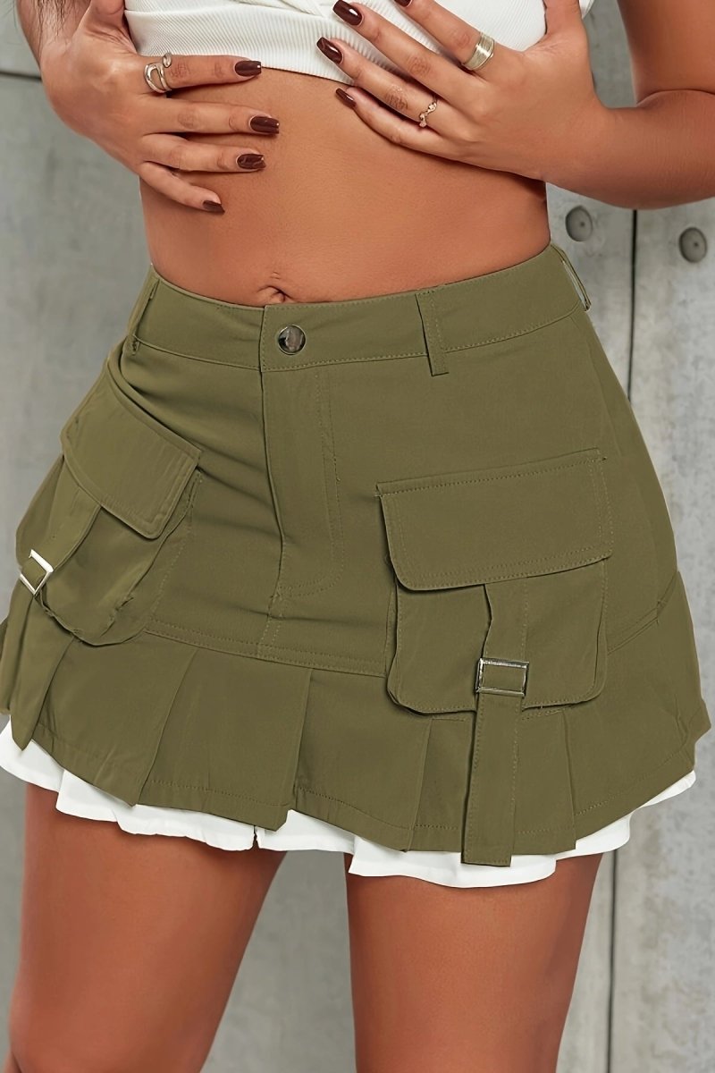 Sleek Cargo Skirt with Minimalist Design for Versatile Styling 7