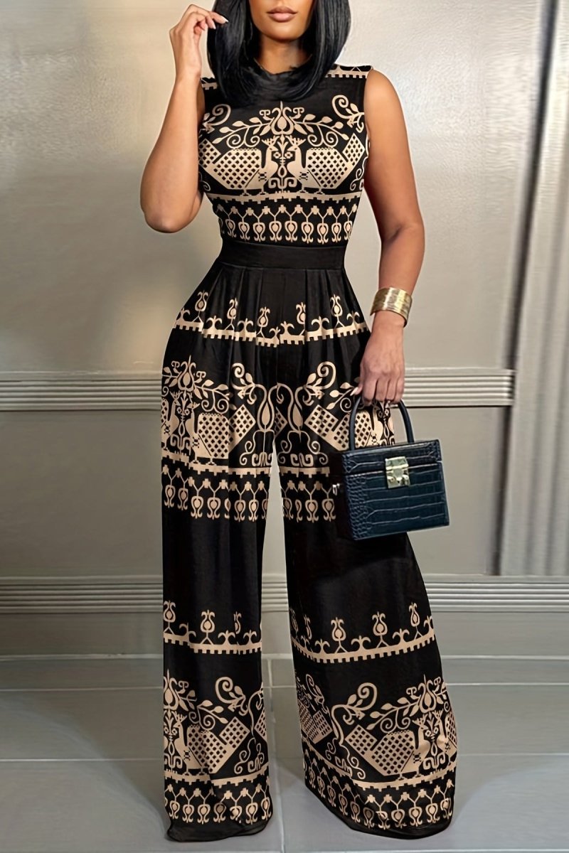 Sleek Floral Jumpsuit for Effortless Spring Elegance 5