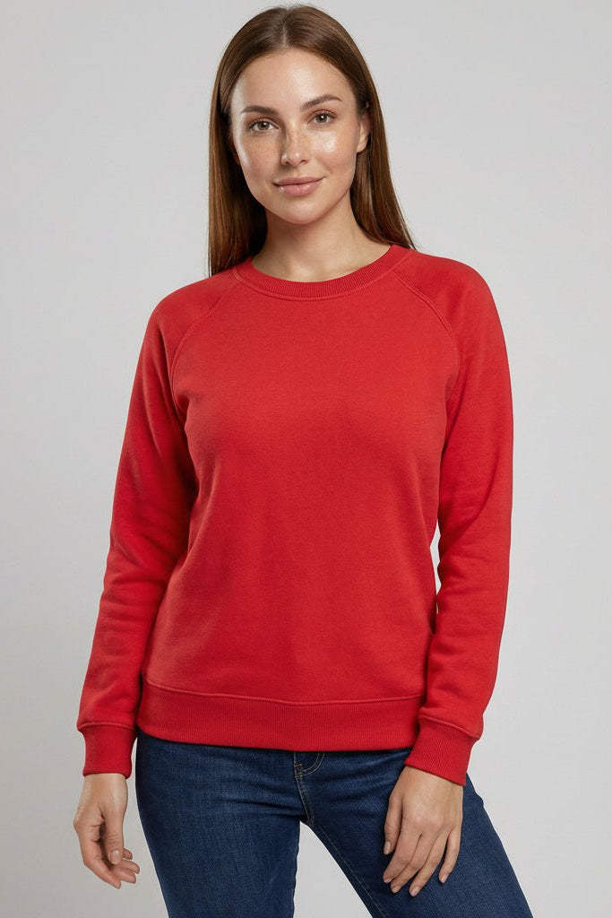 Soft Crew Neck Sweatshirt for Effortless Autumn Comfort 1
