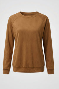 Soft Crew Neck Sweatshirt for Effortless Autumn Comfort 5