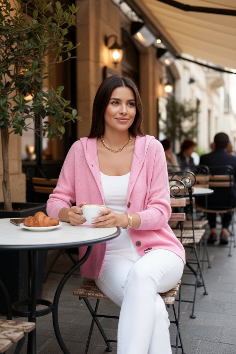 Soft Hooded Knit Cardigan for Effortless Comfort and Style 1