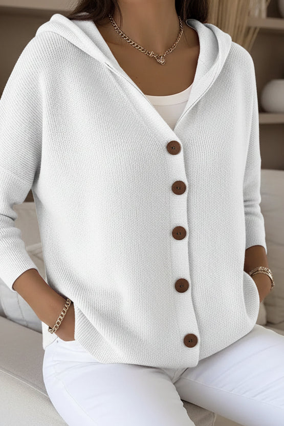Soft Hooded Knit Cardigan for Effortless Comfort and Style 13