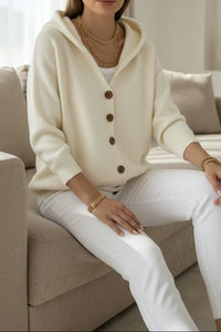 Soft Hooded Knit Cardigan for Effortless Comfort and Style 8