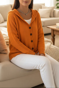 Soft Hooded Knit Cardigan for Effortless Comfort and Style 9