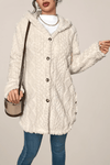Soft Plush Long Coatigan with Hood for Cozy Winter Style 0