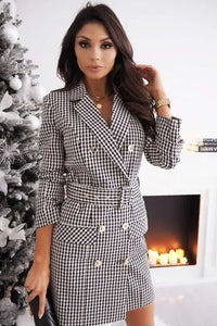 Sophisticated Mini Blazer Dress for Effortless Elegance 1