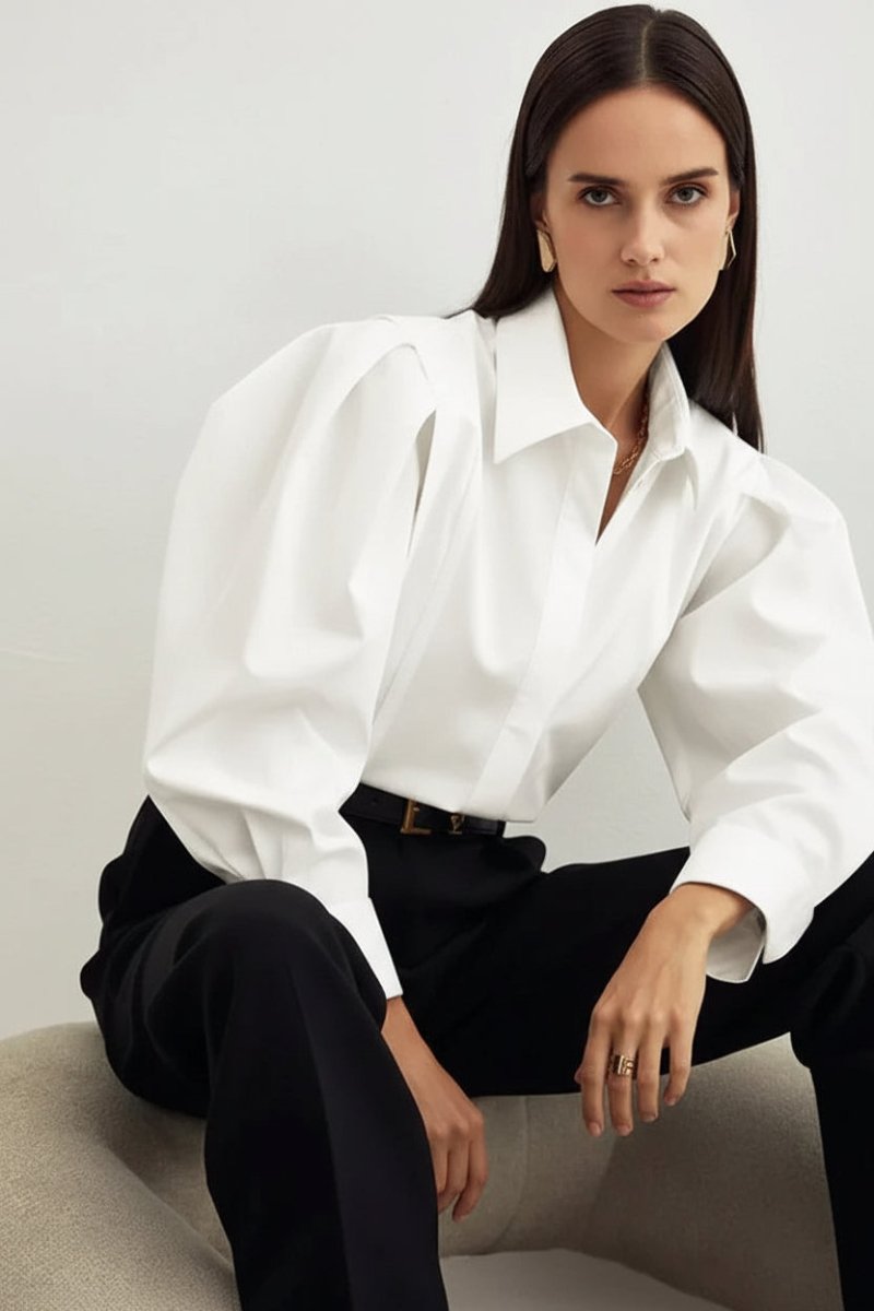 Sophisticated Professional Fit Button-Up Shirt for Timeless Style 0