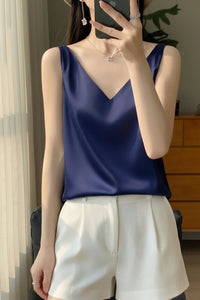 Sophisticated Silk Satin Blouse for Elegant Style and Comfort 0