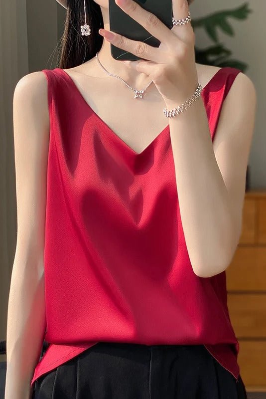 Sophisticated Silk Satin Blouse for Elegant Style and Comfort 1