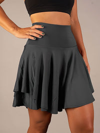 Sporty Tennis Skirt with Integrated Shorts for Active Comfort 7