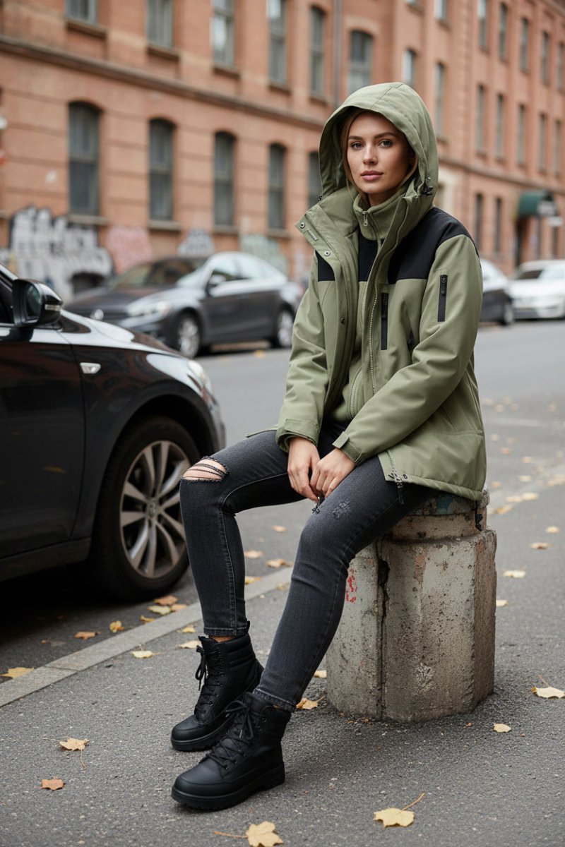 Stylish 3-in-1 Hooded Fleece Jacket for Versatile Comfort 1