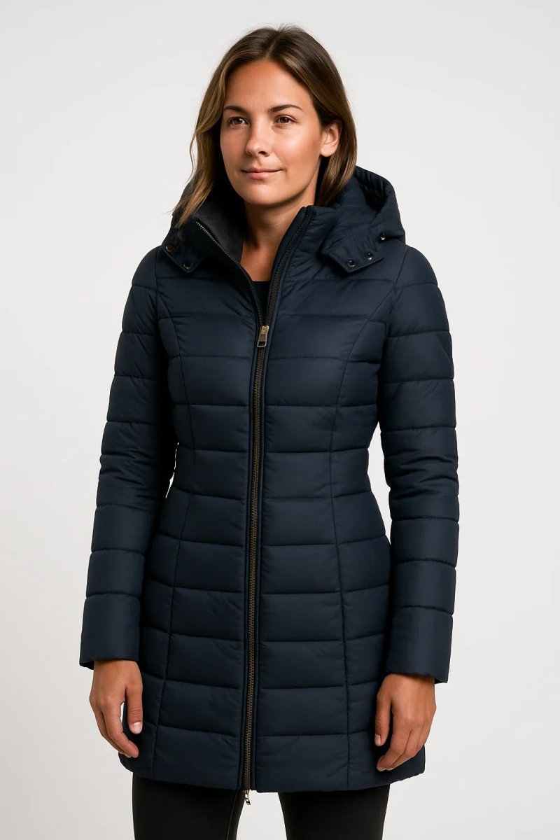 Stylish Black Puffer Jacket for Urban Winter Warmth and Comfort 0