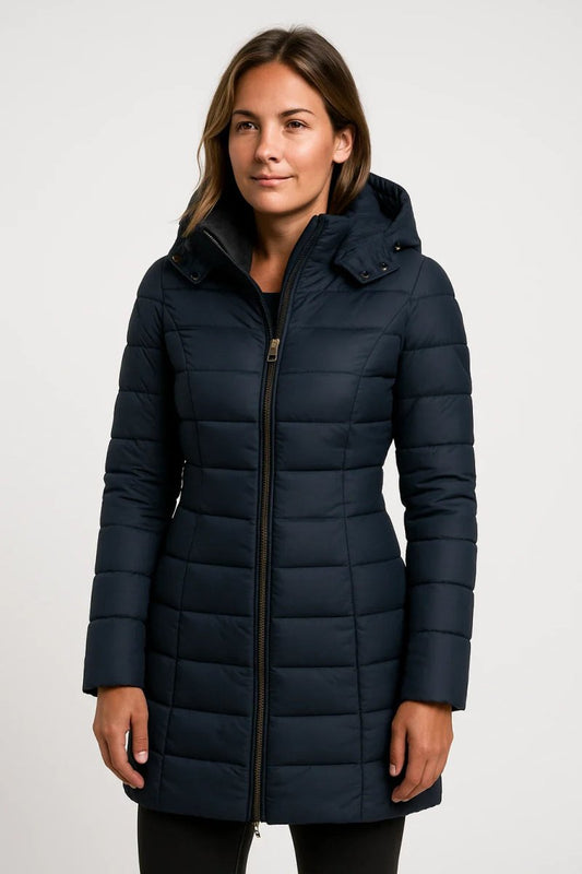 Stylish Black Puffer Jacket for Urban Winter Warmth and Comfort 0