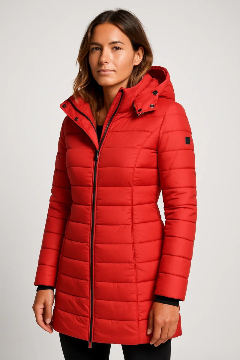 Stylish Black Puffer Jacket for Urban Winter Warmth and Comfort 7