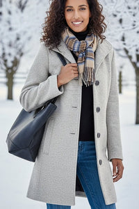 Stylish Mid-Length Spring Coat with Utility Pockets for Effortless Elegance 1