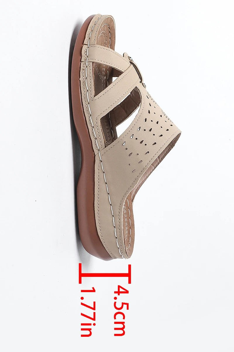 Stylish Platform Wedge Sandals with Orthopedic Support 5